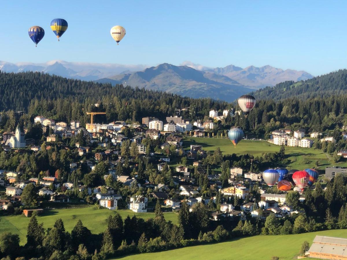 Crap Da Flem - 3.5 Zimmer Ferienwohnung Am Sonnenhang Von Flims Kültér fotó