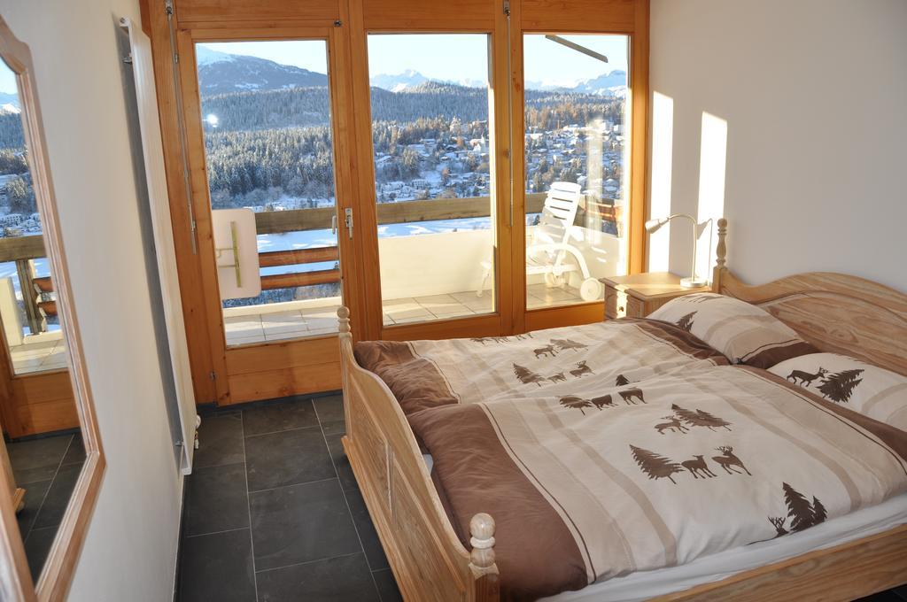 Crap Da Flem - 3.5 Zimmer Ferienwohnung Am Sonnenhang Von Flims Kültér fotó
