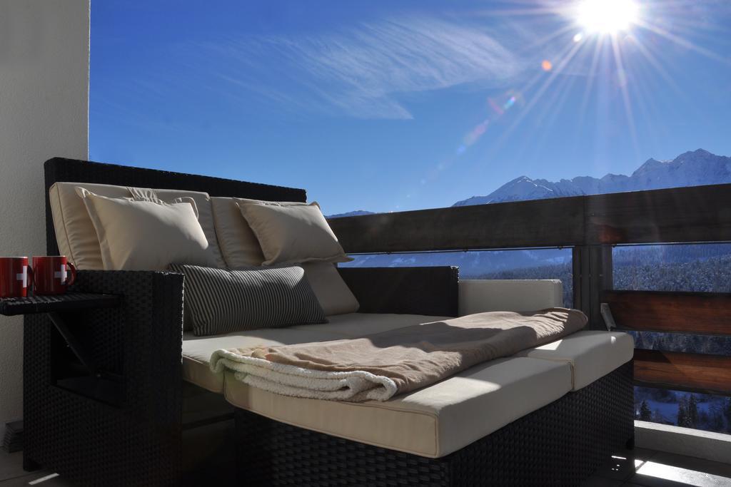 Crap Da Flem - 3.5 Zimmer Ferienwohnung Am Sonnenhang Von Flims Kültér fotó